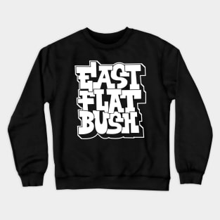 East Flatbush Vibes: Graffiti Comic Style Crewneck Sweatshirt